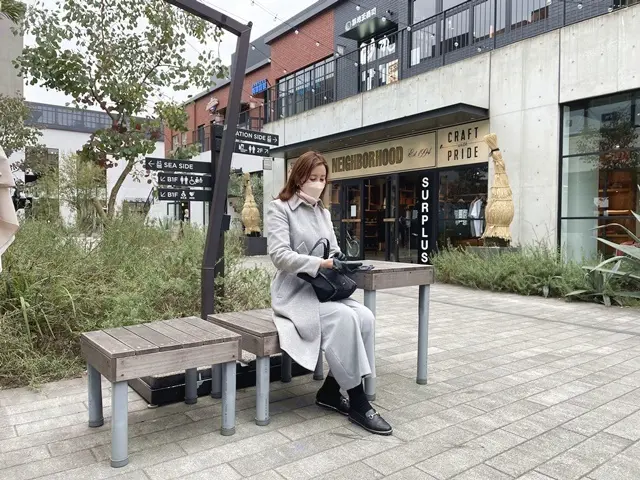 マリンウォーク横浜のベンチ