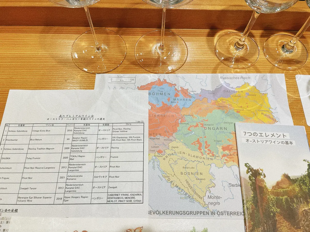 オーストリア、ハンガリーのワインとお寿司の画像_2