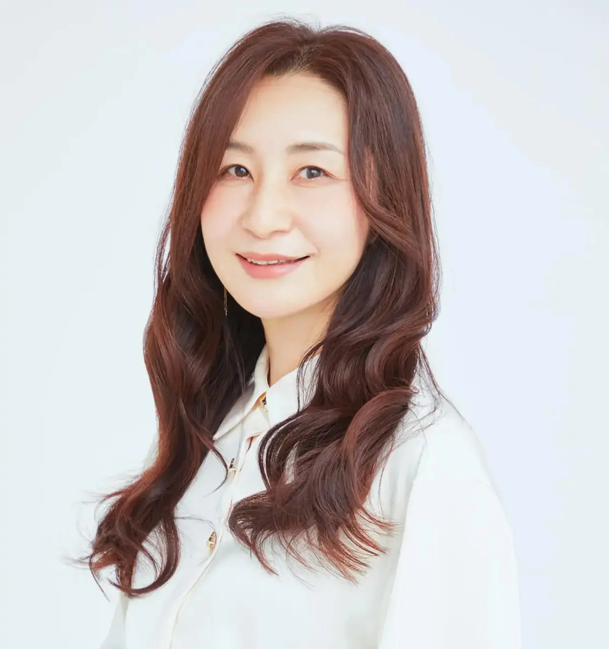 エレガントで上品な冬のロングヘア