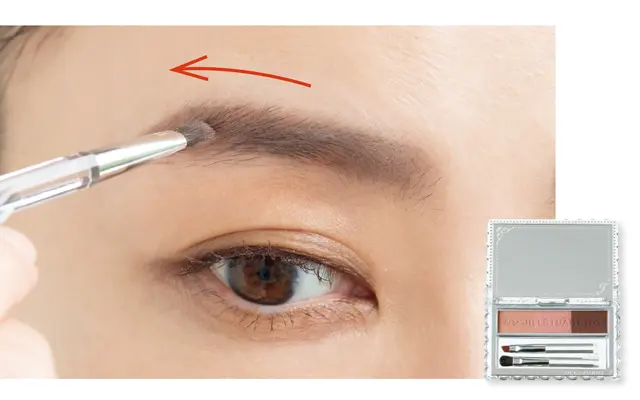 優しげフラット眉のプロセス