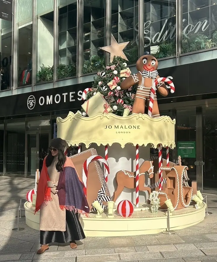 赤×紺カシミアストール♡五感で味わうクリの画像_23