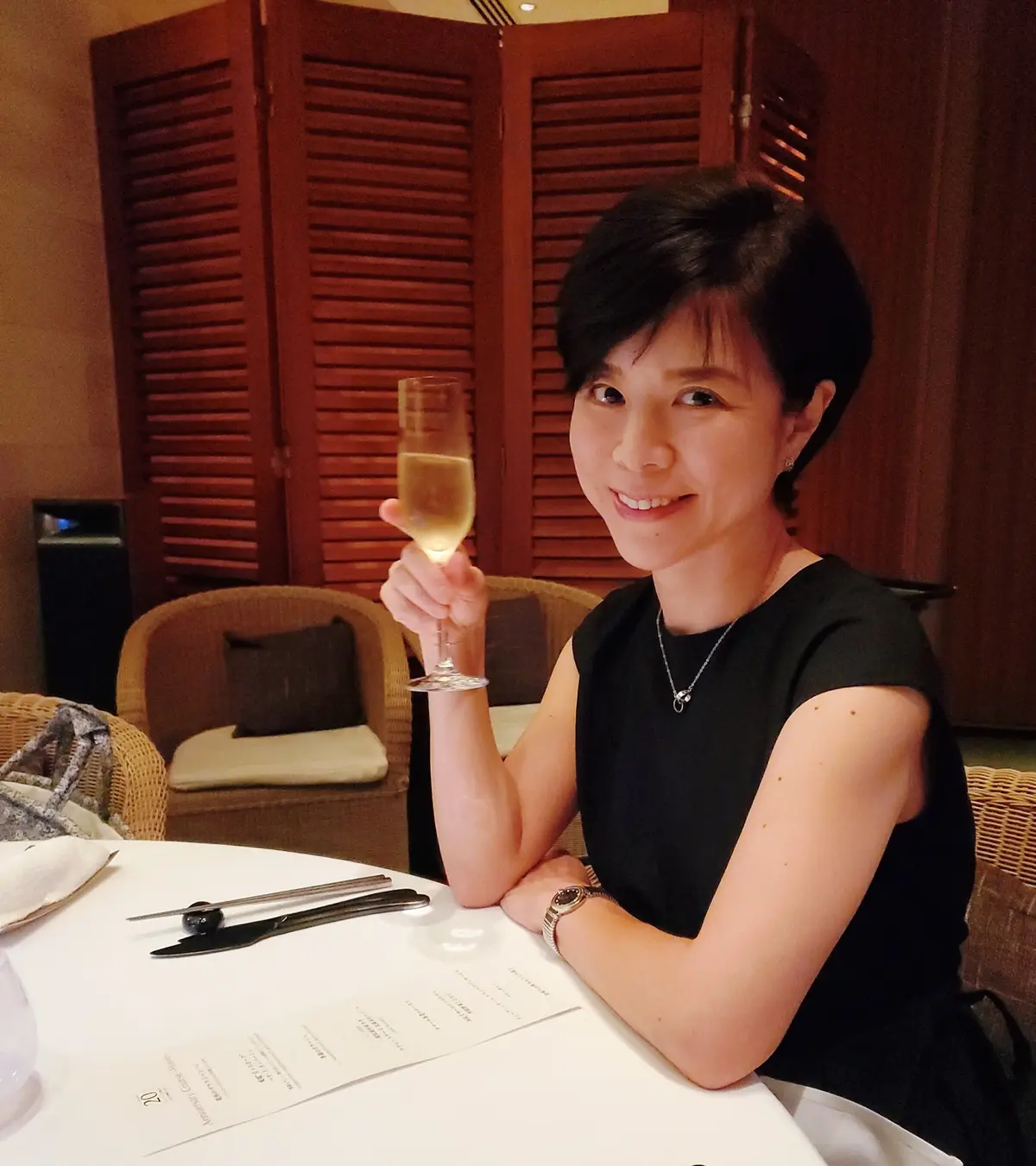 メニューを見ながらワクワク♪