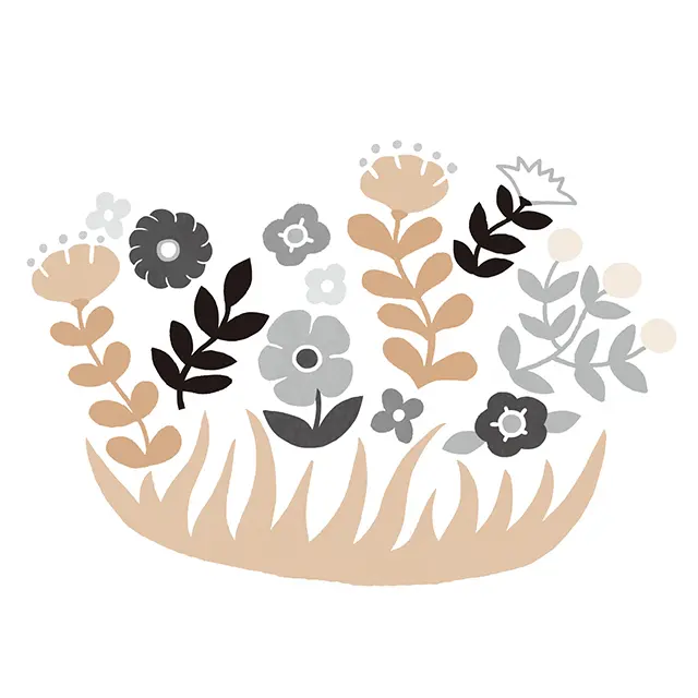 「草原」「花畑」など 自然が広がっている