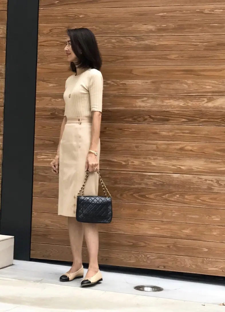 顔映りの良いベージュワントーンコーデ♡の画像_4