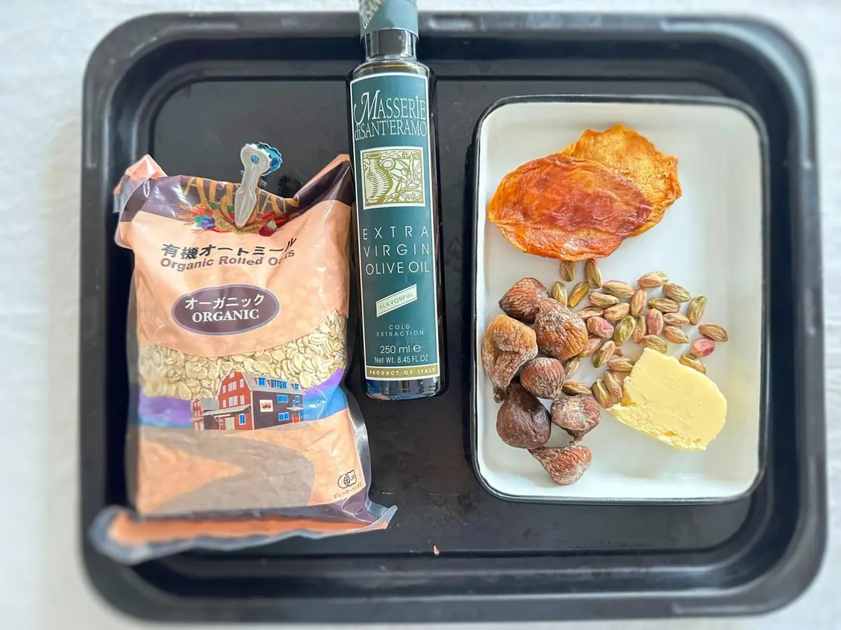 OurAge×Webエクラ　簡単手づくりマイグラノーラレシピ　材料