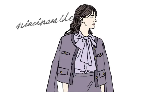 ▶ナイアシンアミドは……シミ・シワ・肌荒れまで。人気絶頂のアイドル成分