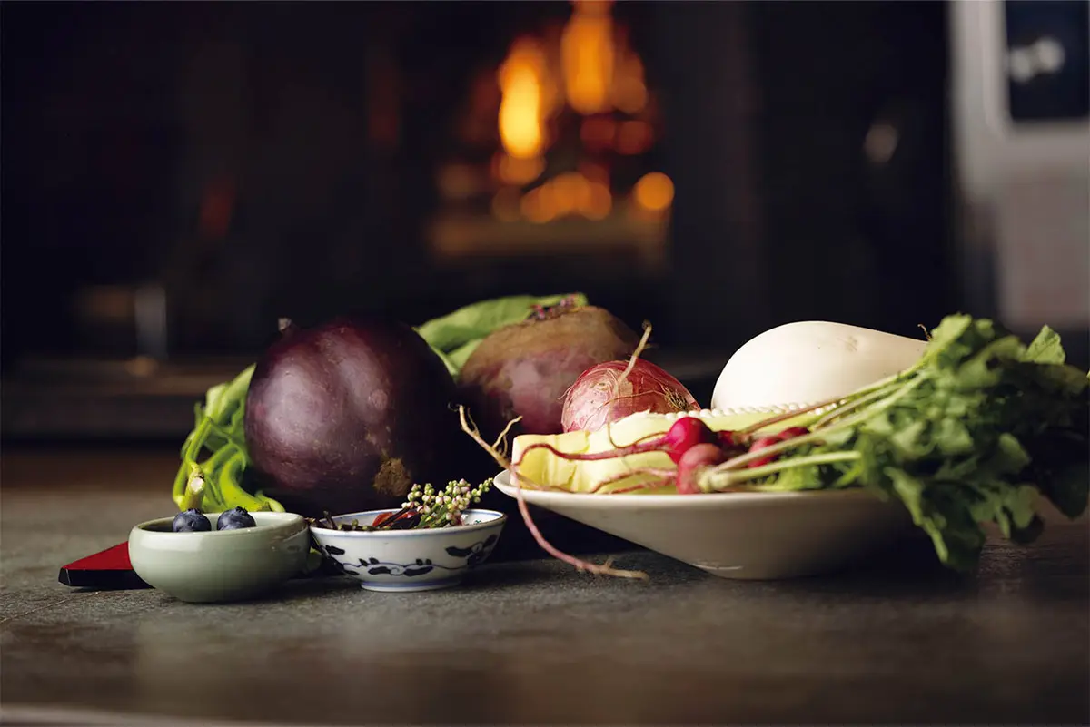 大原の野菜はバラエティ豊か