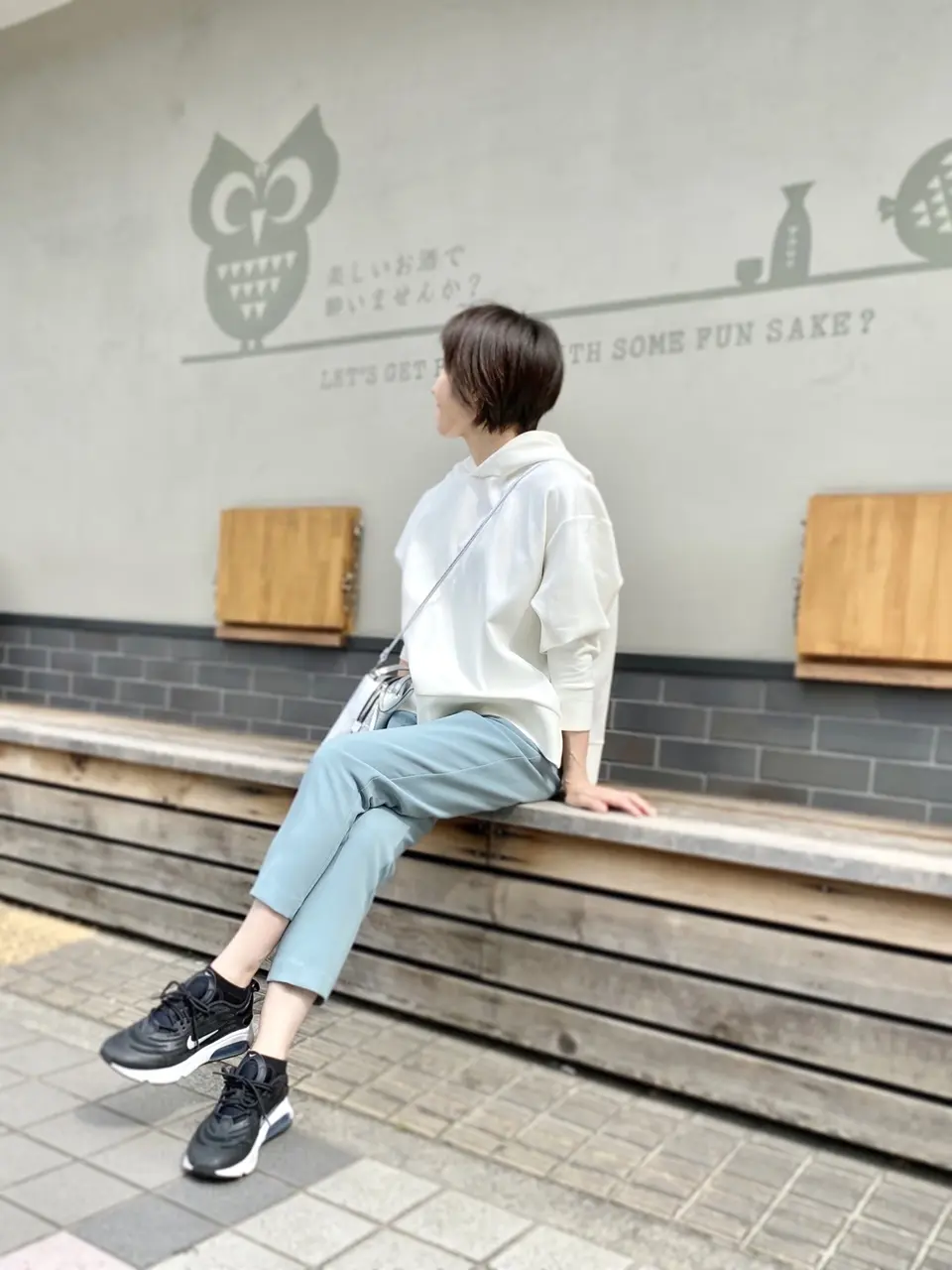 ZARAのカラーパンツコーデ③