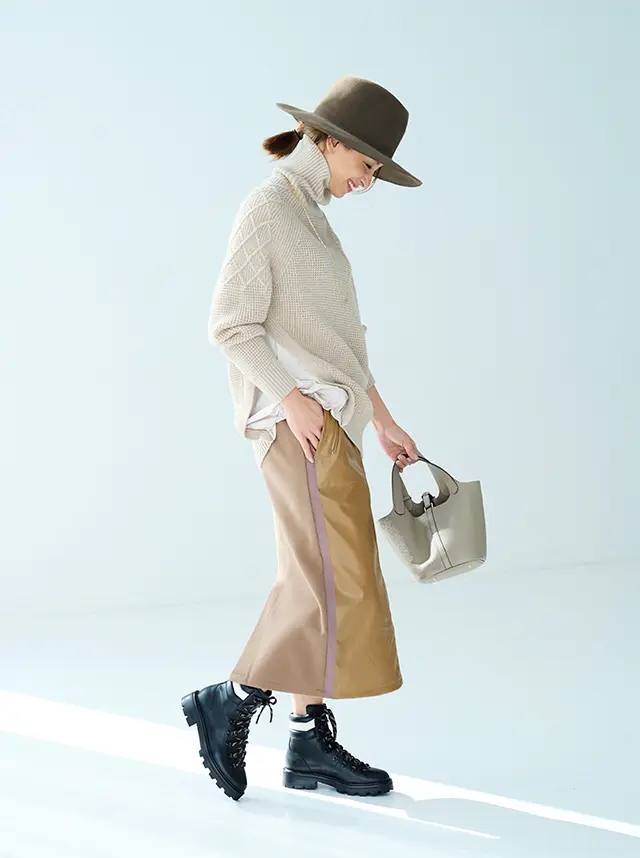 【Style 05】異素材をドッキングしたサイドスタイルで全方位サマになる