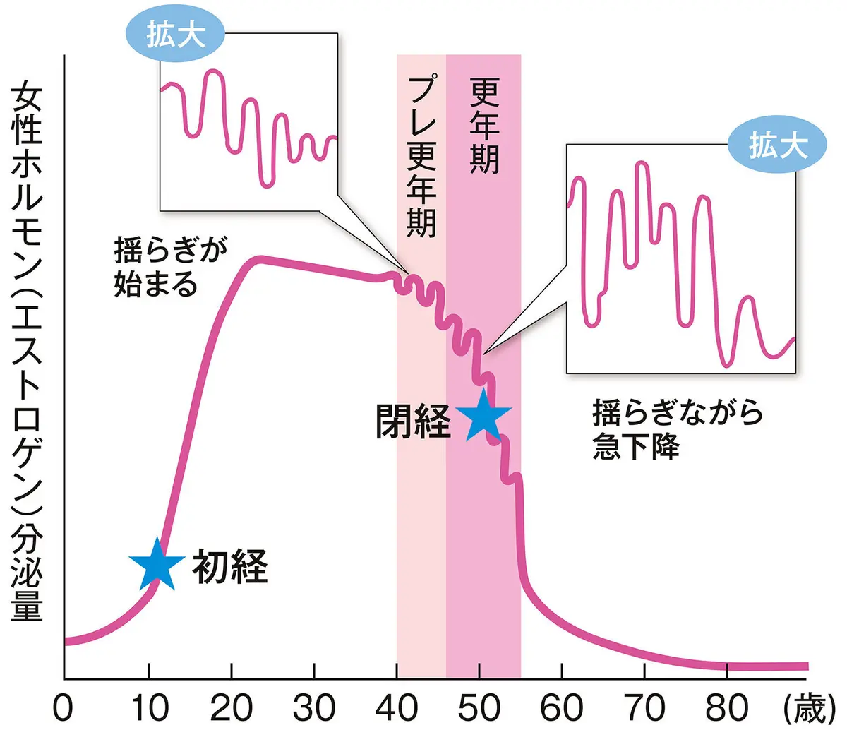 OurAge×Webエクラ　エストロゲン（E2）の数値