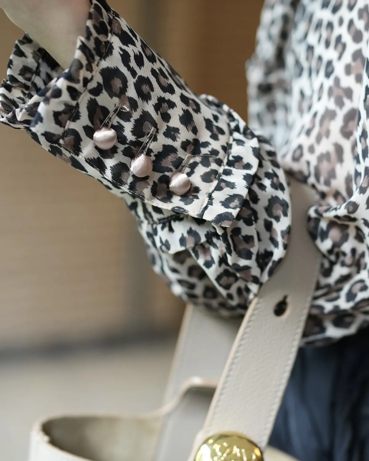 レオパードブラウス🤎🖤抜け感コーデ🍂の画像_4