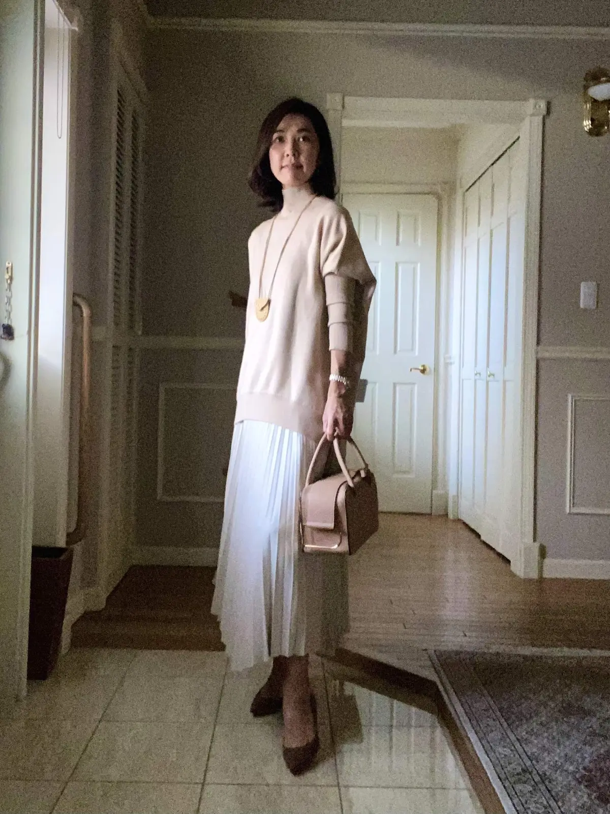 春はクリーム系で柔らかな印象に。の画像_4