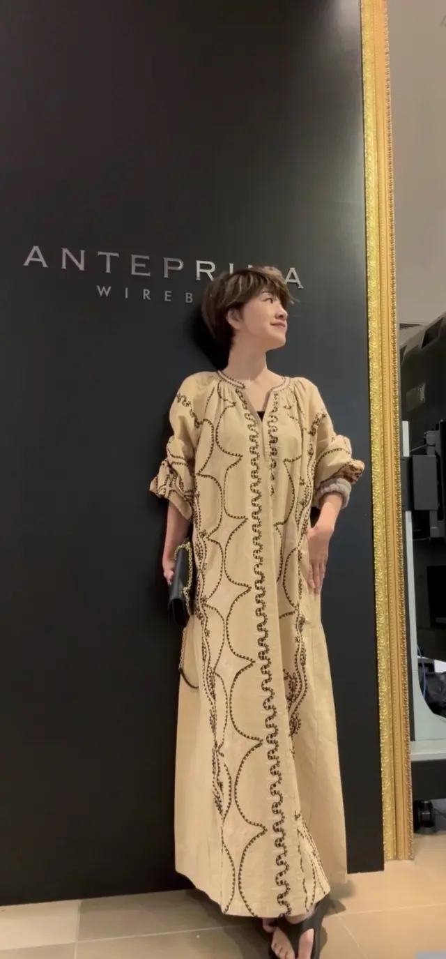 夏秋に活躍するヴィンテージ風のワンピースの画像_1