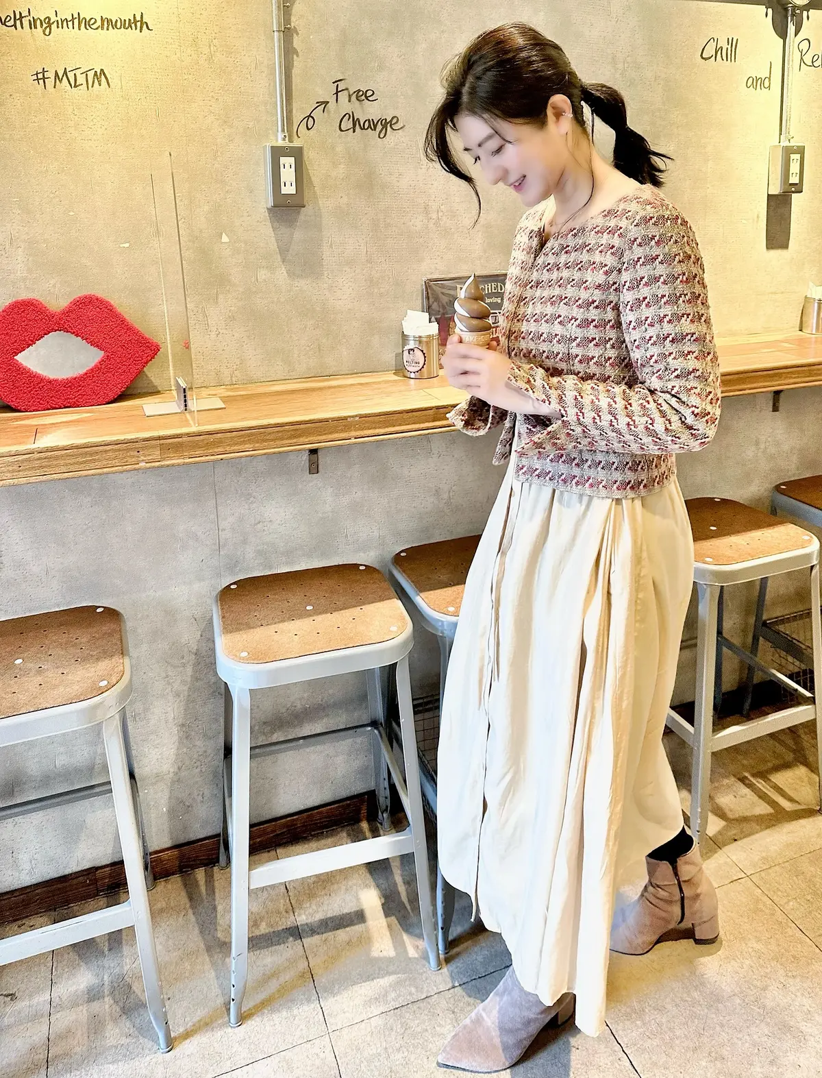 ツィードジャケットで、麻布和風フレンチ&の画像_5