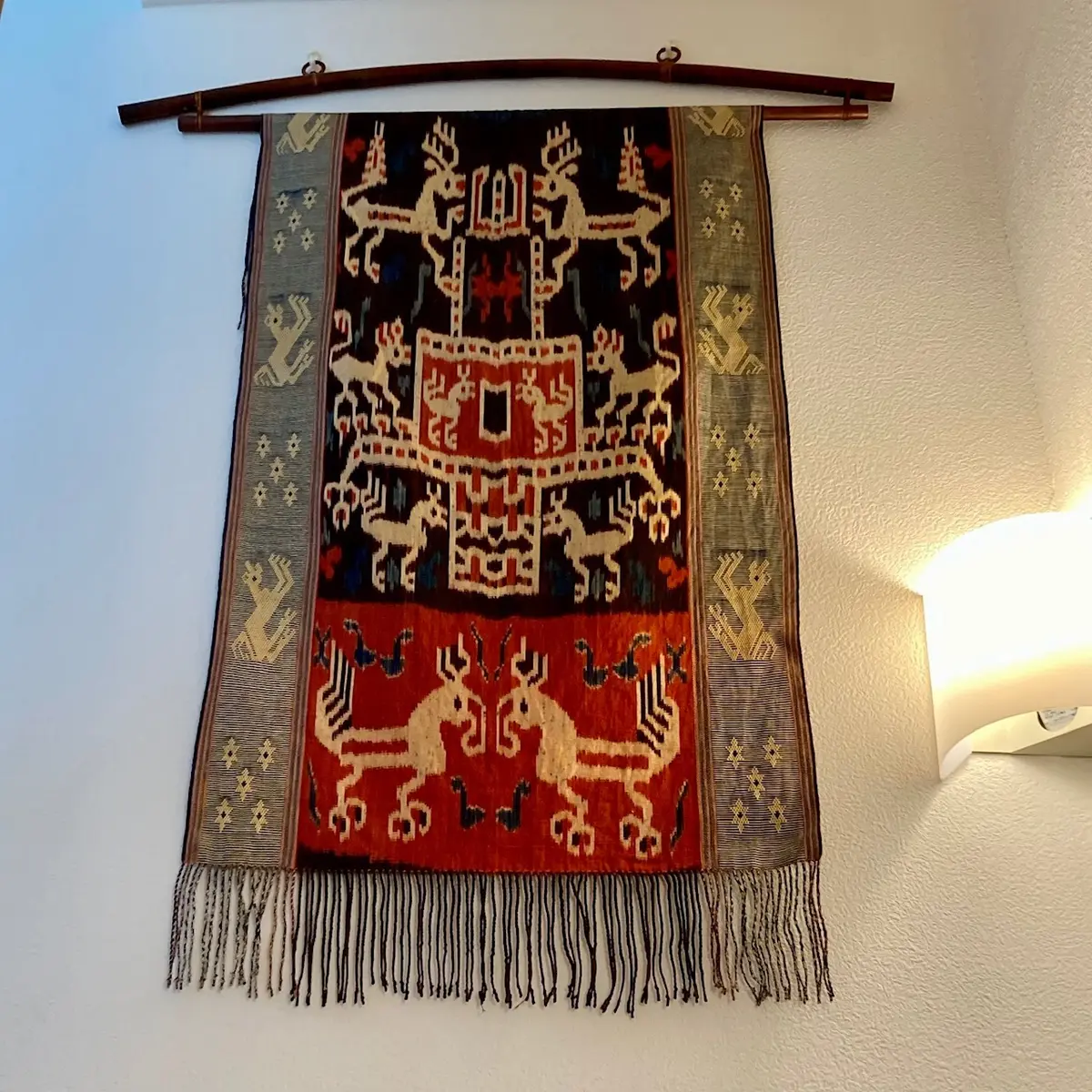 バリのウブドで購入したインドネシアの織物イカット