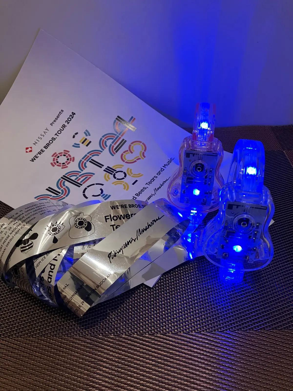 福山雅治　武道館　ライブ　FUKUYAMA MASAHARU WE’RE BROS. TOUR 2024 武道館　ライブグッズ　シンクロライトバングル　