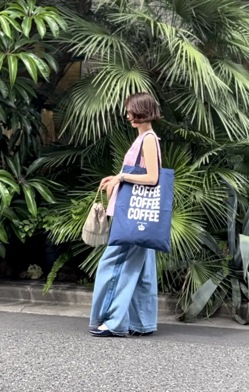 夏のインディゴブルー💙トートバッグコーデの画像_8