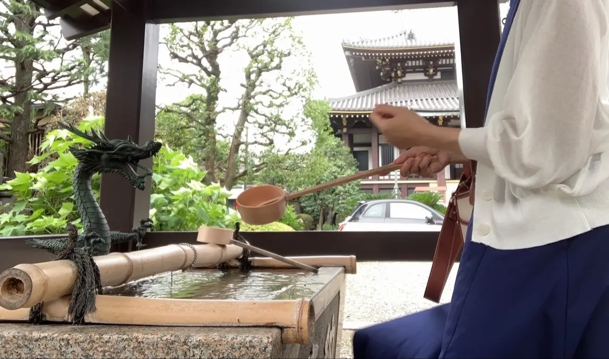 表参道　東京散歩　東方美人　オリエンタルビューティー　パワースポット　東京パワースポット　善光寺　遊茶　ユニクロ　ワンピース　ウルトラストレッチエアリズムワンピース