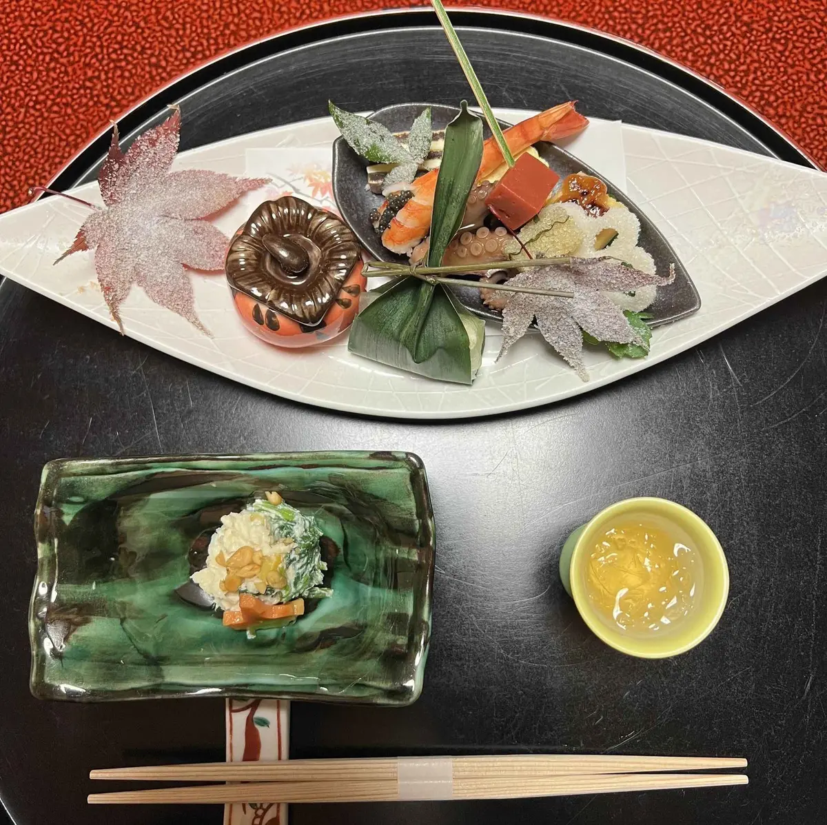 由布院　旅館「旅亭 田乃倉」　夕食