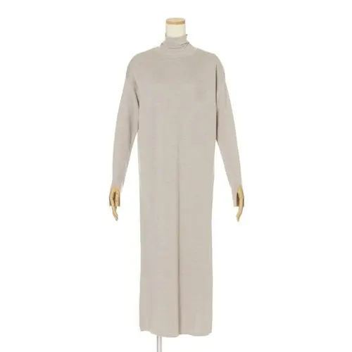 GALLARDAGALANTE×eclat ミラノリブタートルワンピース ￥31,900