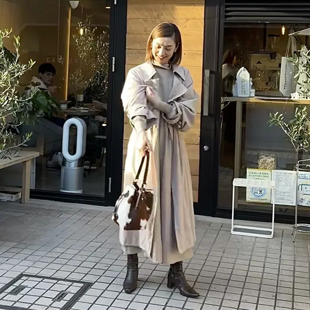 1枚で楽ちんニットワンピース