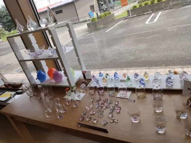 繊細で美しいガラス作品の数々