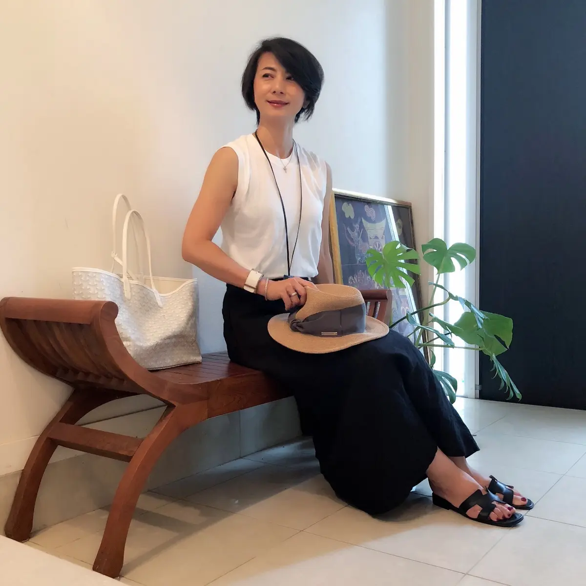 ヘインズ×ビオトープのノースリーブTの画像_4