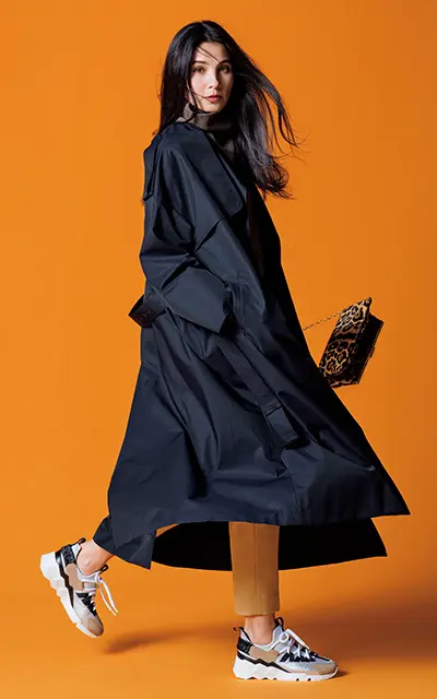 ロングスカート　スニーカー