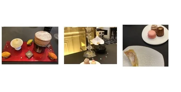 デザート　ショコラスフレ　マカロン　