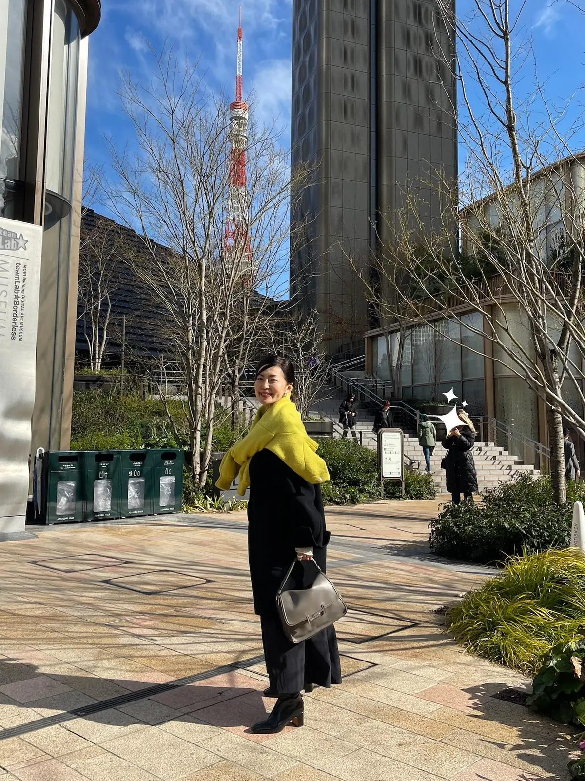 ブラック✖️イエローコーデで東京タワーをの画像_6