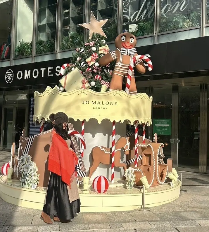 赤×紺カシミアストール♡五感で味わうクリの画像_24