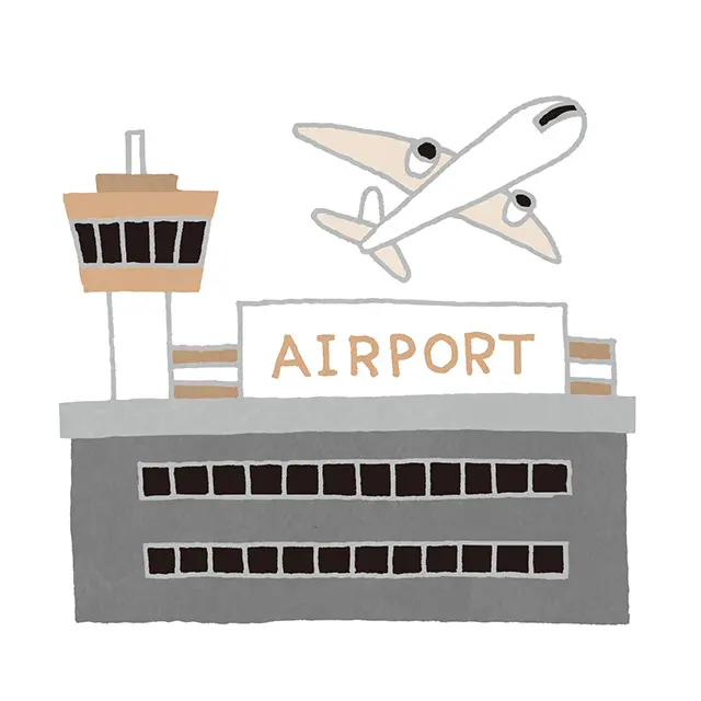 「空港」など 人との交流がある