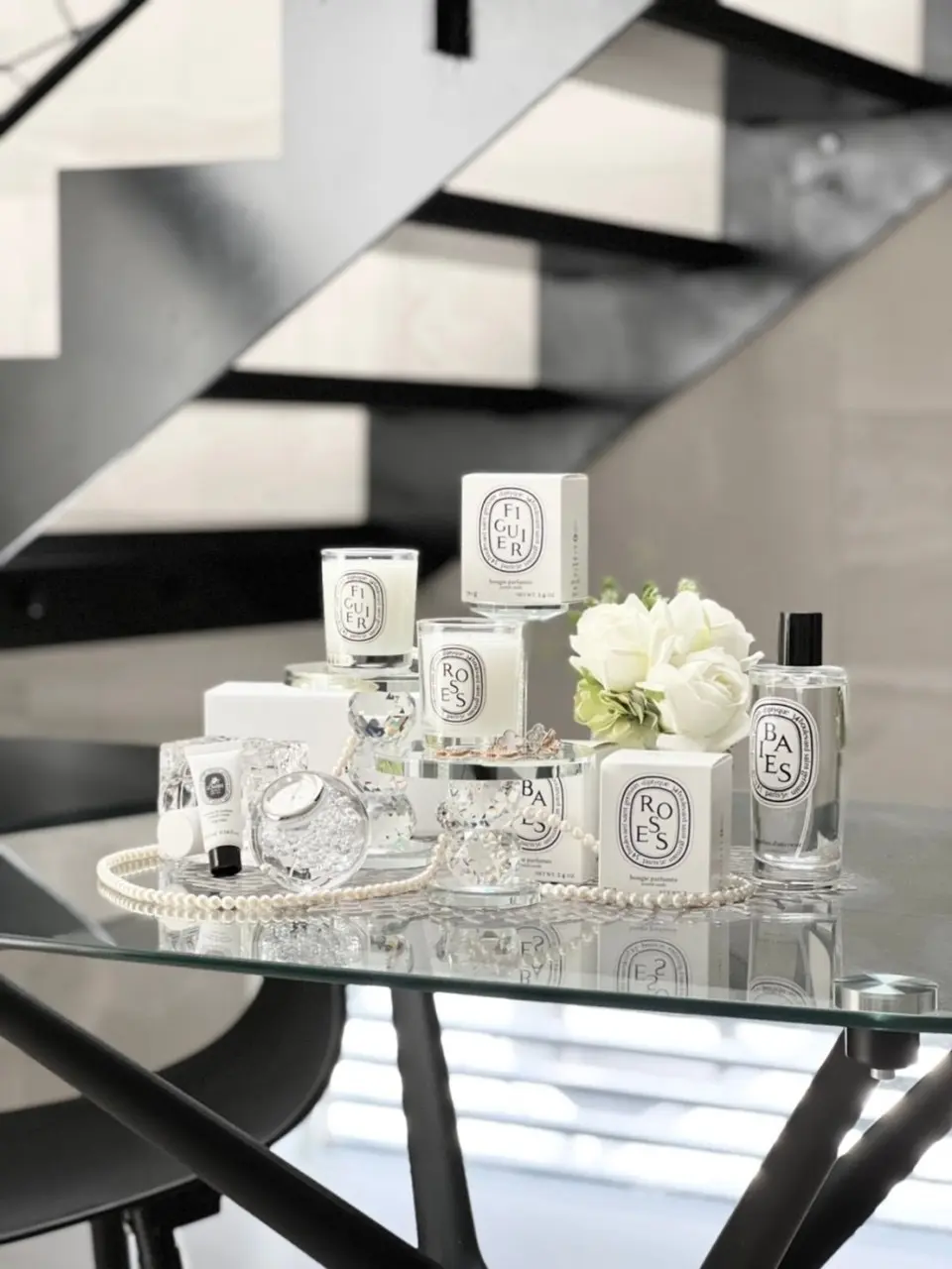 キャンドル　ディスプレイ　インテリアアイデア　ディプティック