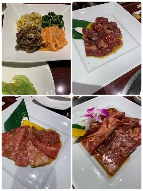 ナムル　上カルビ　JOカルビ　上ハラミ