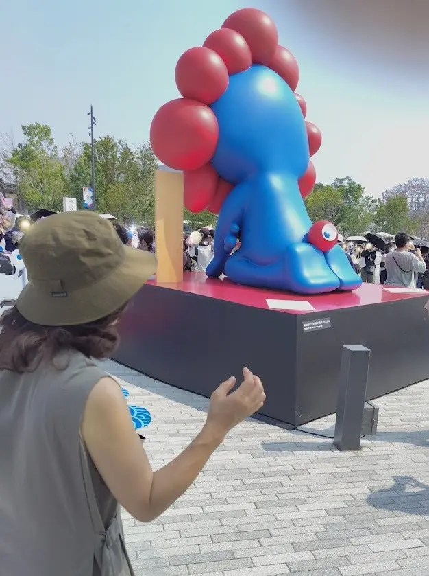 大阪万博2025　東ゲート　ミャクミャク