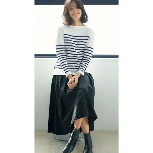 MADISONBLUE ボーダープルオーバー ￥31,900