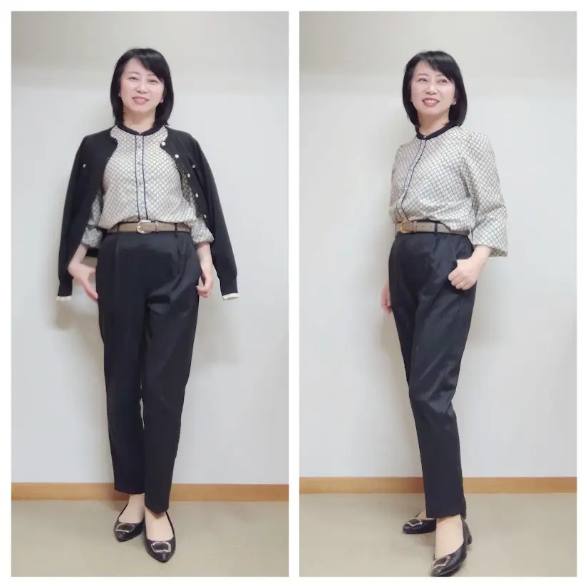 10月下旬　アラフィフ秘書お仕事毎日服の画像_3