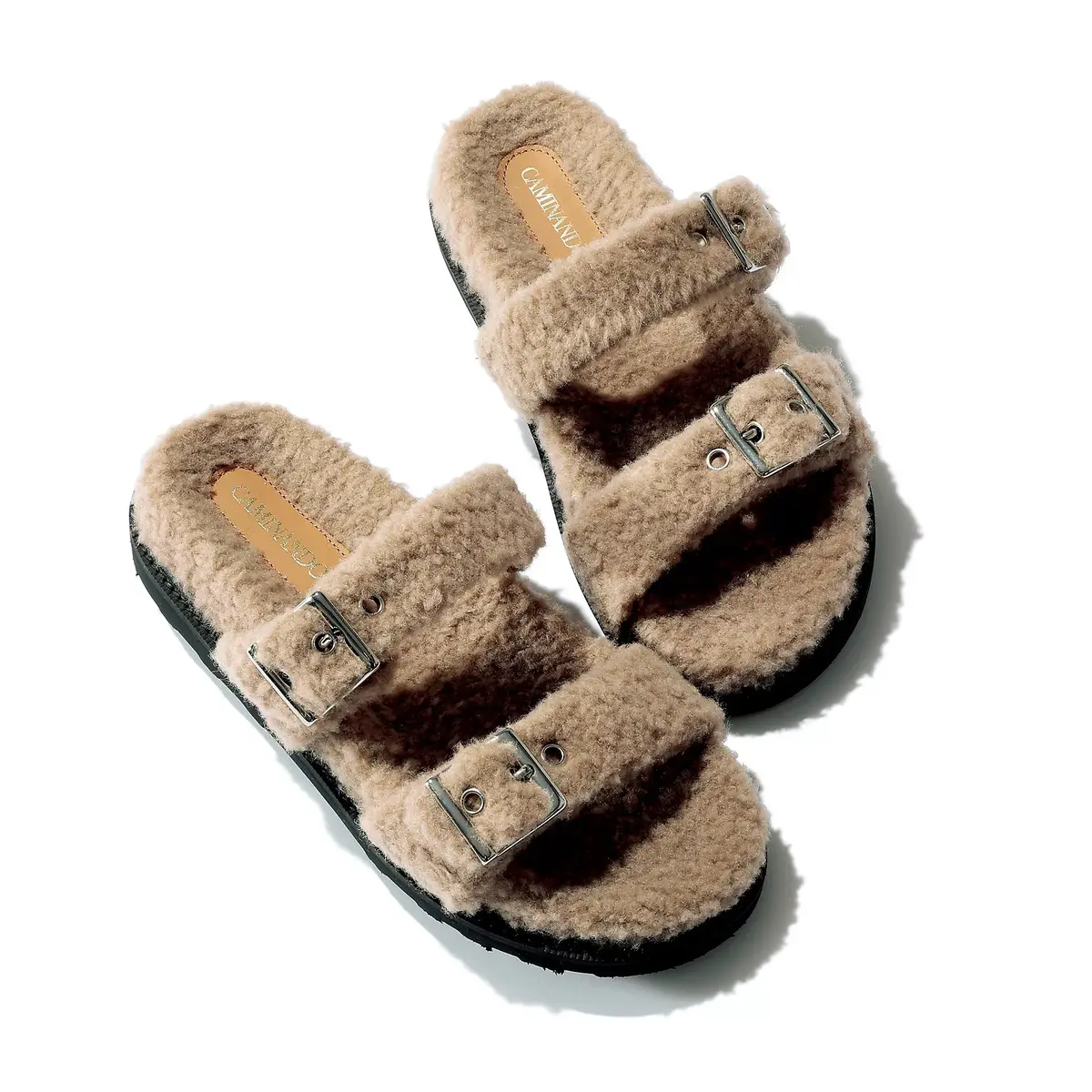 CAMINANDO ファーサンダル