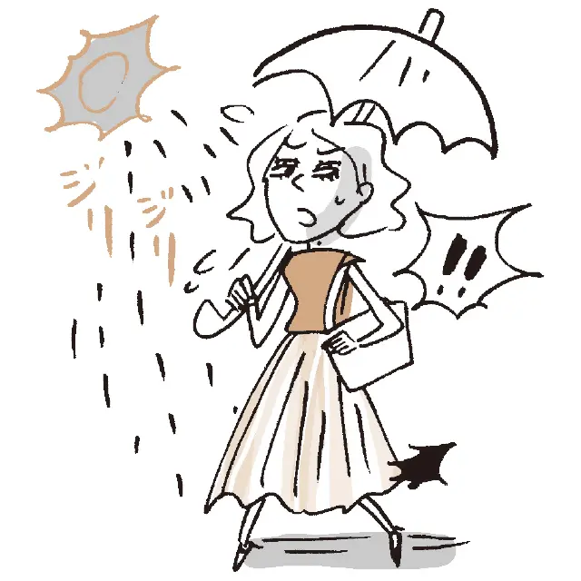 熱中症の前兆であることも