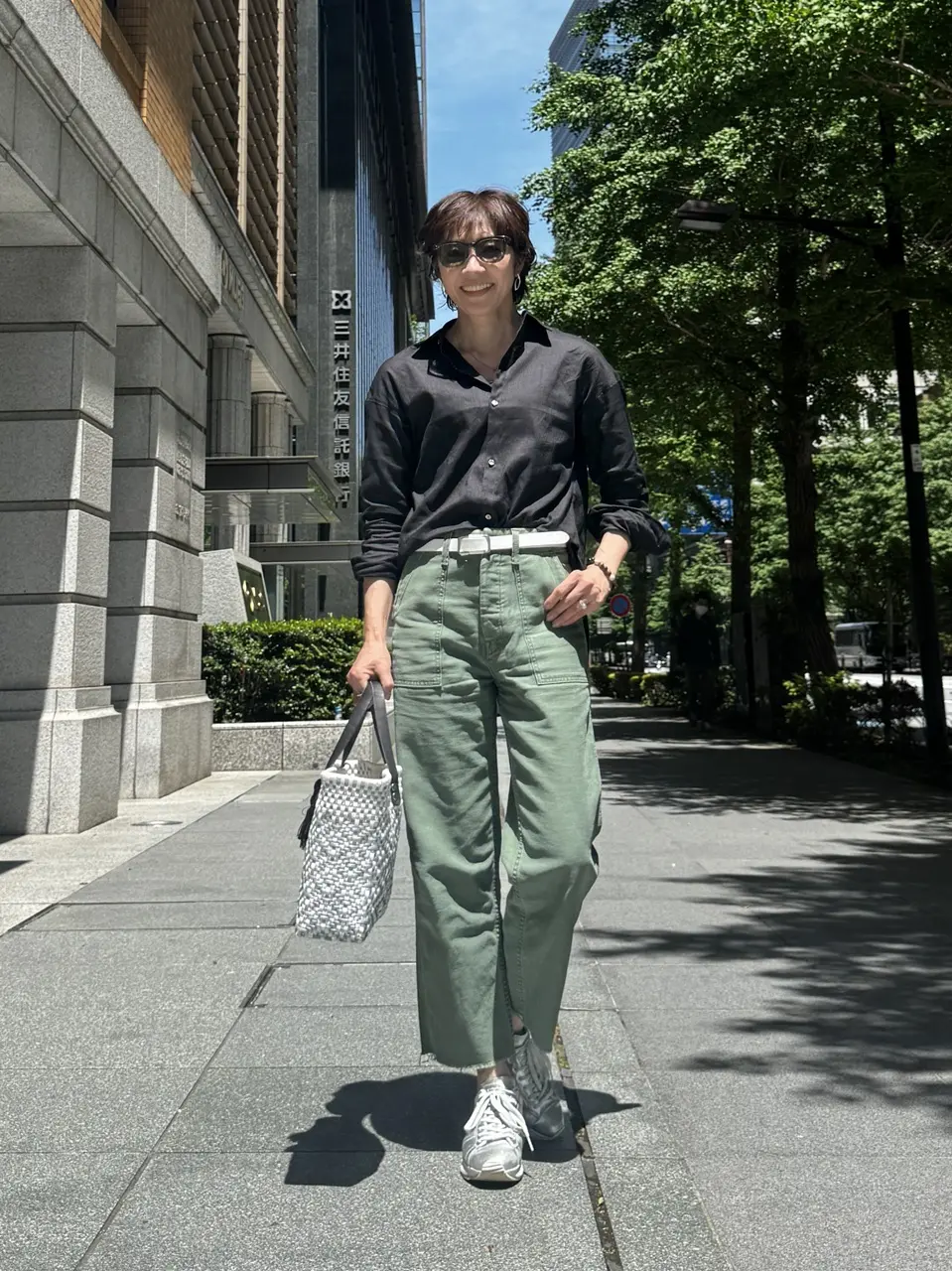 カラーデニムコーデ