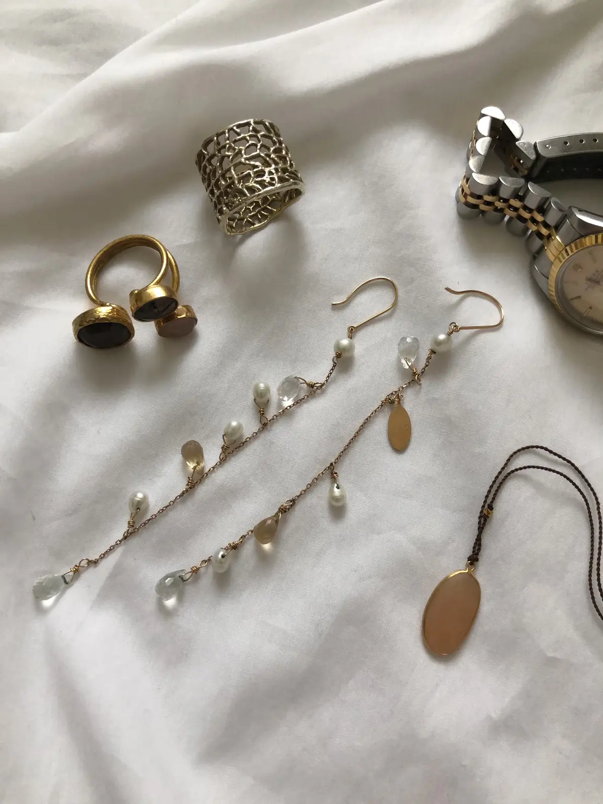 華奢見えシャツ×twoコーデの画像_2