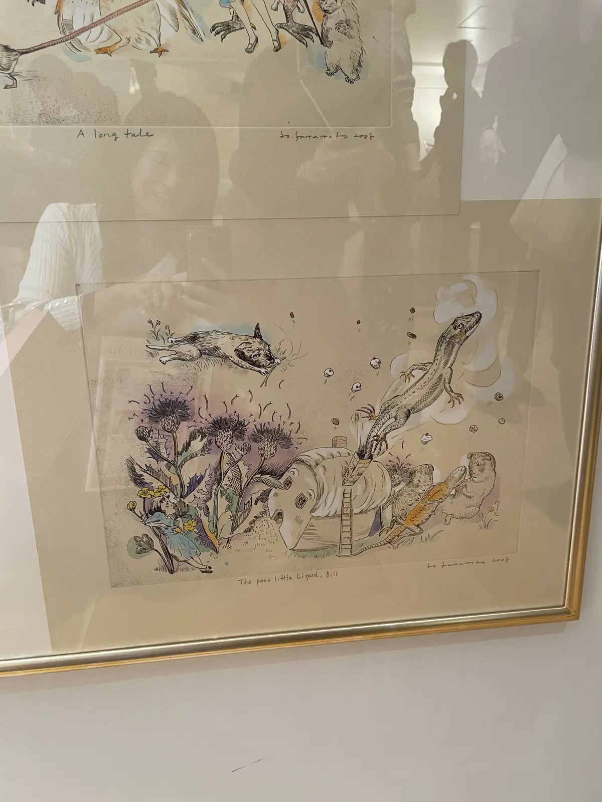 制作道具、早稲田、館内、早稲田大学、早稲田大学 国際文学館、村上春樹ライブラリー、銅版画作家、山本容子、作品展、山本容子版画展、不思議な国のアリス