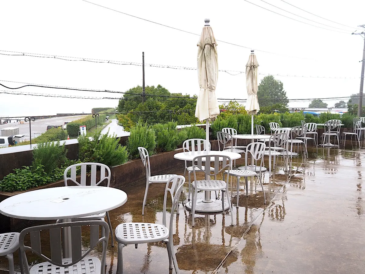 クラブハリエ ジュブリルタン/テラス席