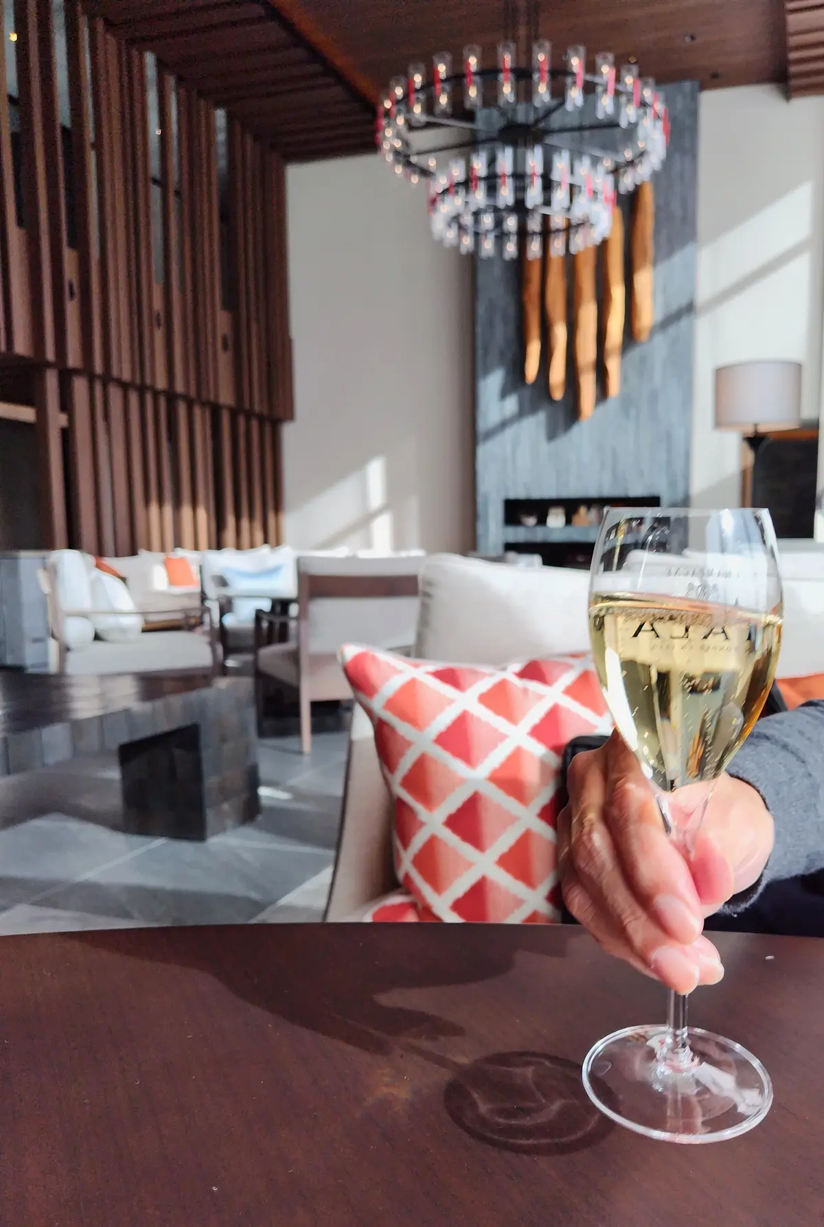 ウェルカムドリンク　AYALAのシャンパン