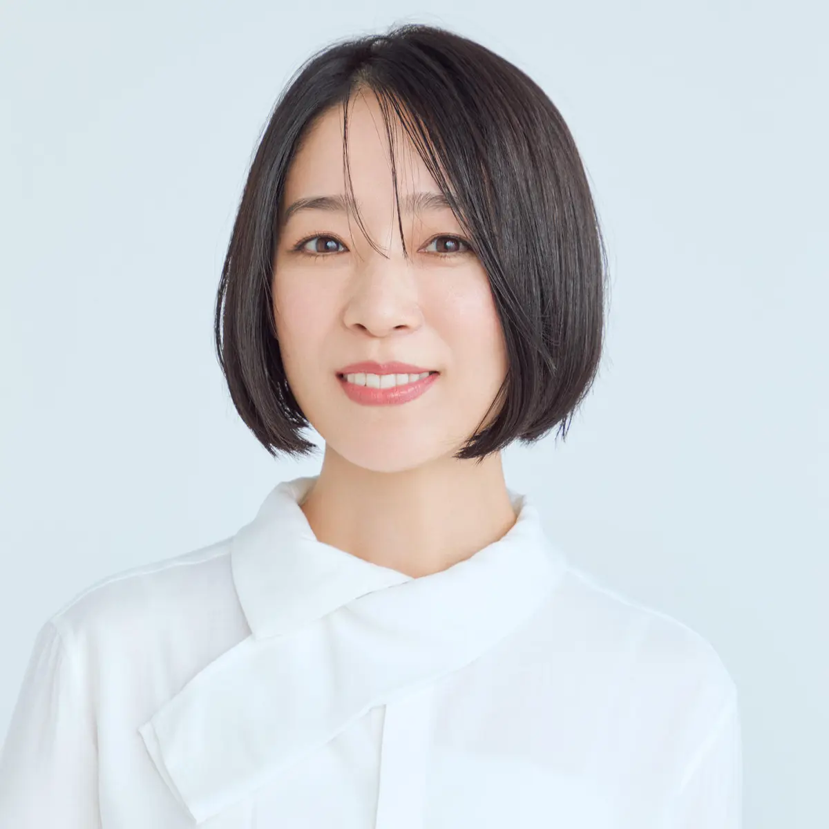 前から見たボブヘアスタイル