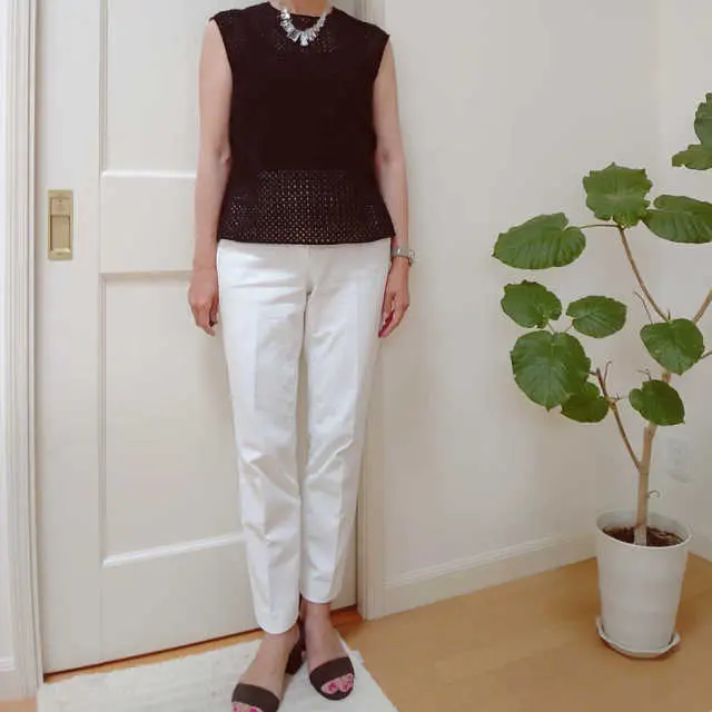 モノトーンコーデでバースデーランチの画像_10