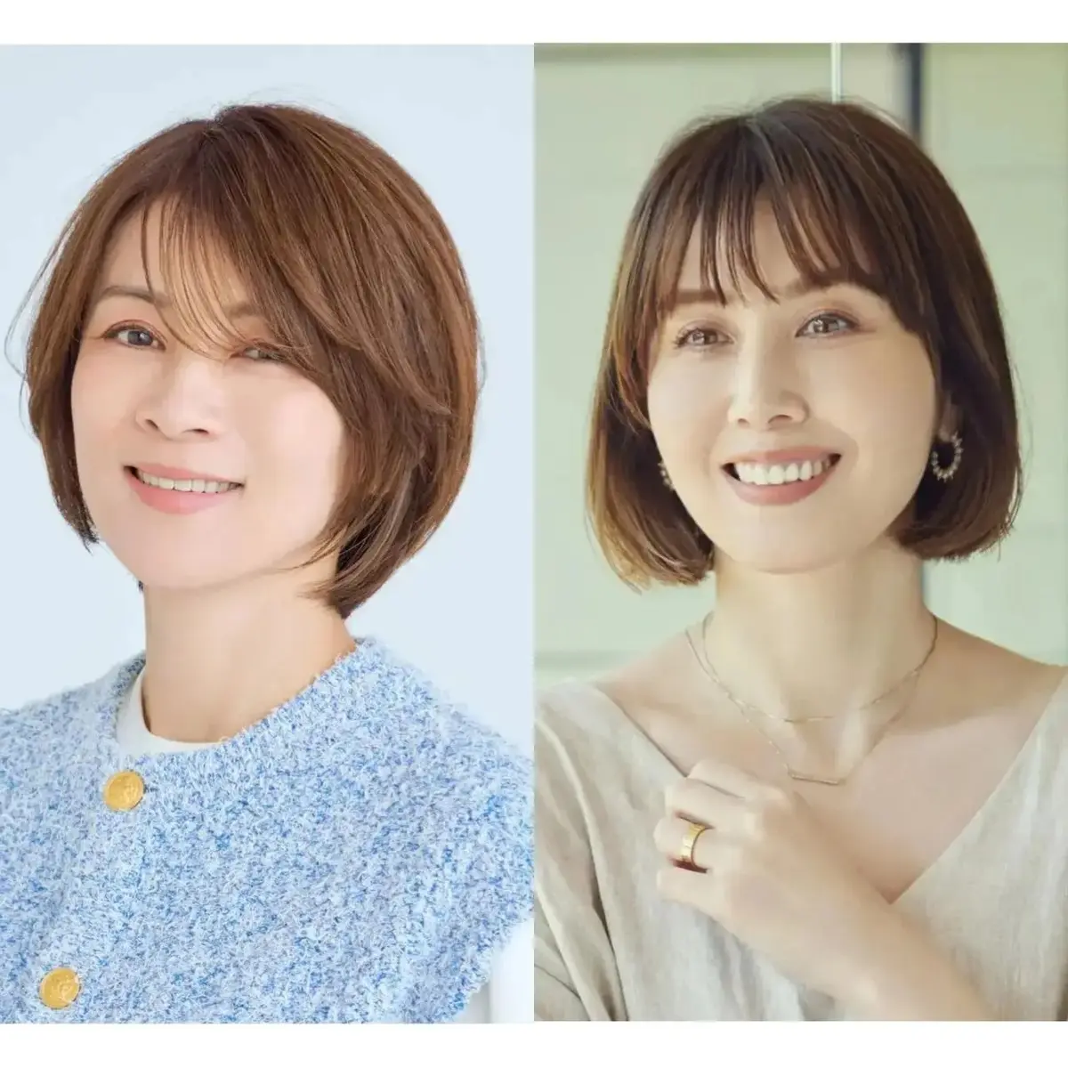【50代に人気のヘアスタイル・髪型カタログ】手入れが楽でおばさんぽくならない！ショート・ボブ・ミディアム・ロング別ヘアスタイル