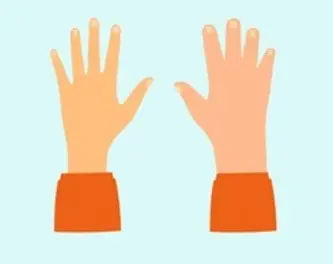 OurAge×Webエクラ 40代50代　起きた時の手　イラスト