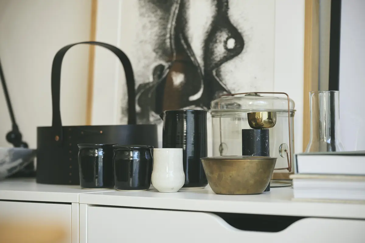 58㎡ スモールラグジュアリーな部屋　チェストの上　好きなもの