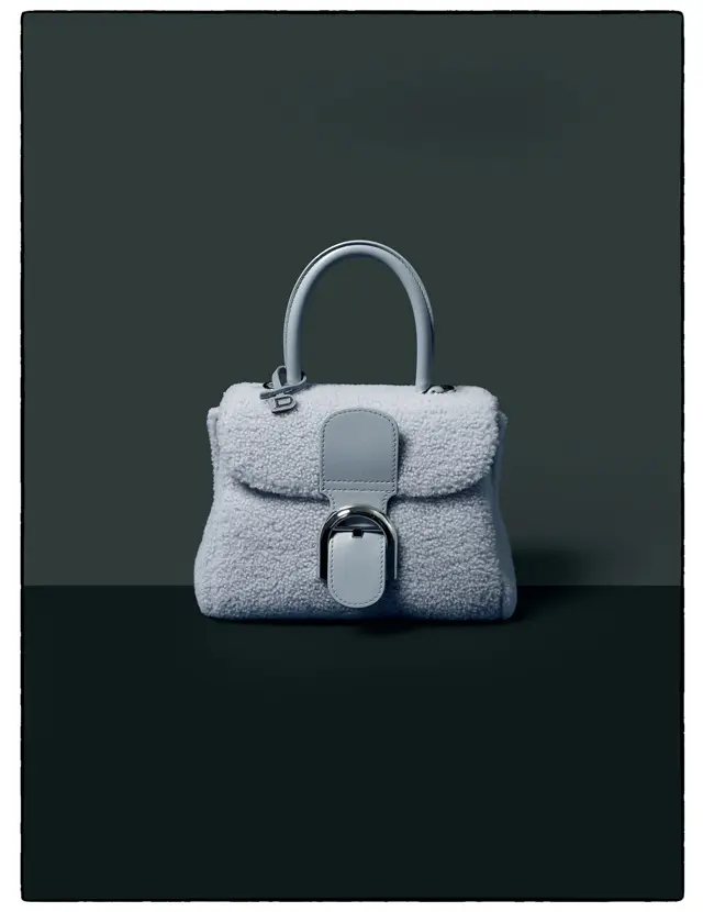 デルヴォーのトップハンドルバッグ「ブリヨン ミニ」